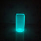 Glow in the Dark Glass Cans - 450mL (16oz) - Vision Design & Creations