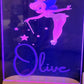 Kids Personalised Colour Changing LED Lamp - Vision Design & Creations