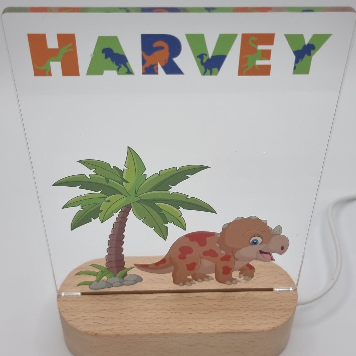 Kids Personalised Colour Changing LED Lamp - Vision Design & Creations