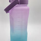 Large motivational Drink Bottle with Straw Drink Bottle - 2 Litres - Vision Design & Creations