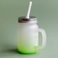 Ombre Glass Mason Jar with Handle - 430mL (14.5oz) - Vision Design & Creations