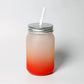 Ombre Glass Mason Jar without Handle - 430mL (14.5oz) - Vision Design & Creations