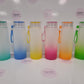 Ombre Glass Water Bottle - 500mL (17oz) - Vision Design & Creations