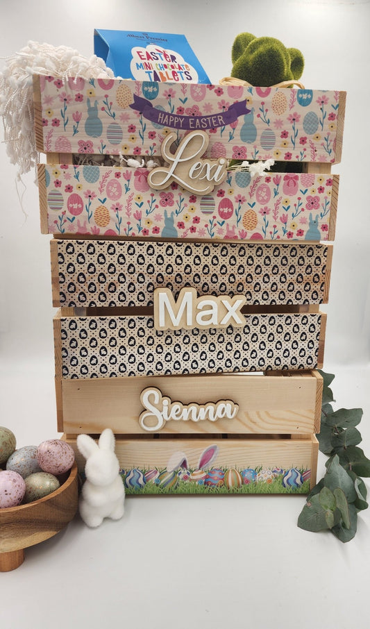 Personalised Easter Crate - Vision Design & Creations