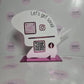 QR Code Stand - Acrylic - Vision Design & Creations