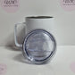 Travel Mug with Handle - 350mL (12oz) - Vision Design & Creations