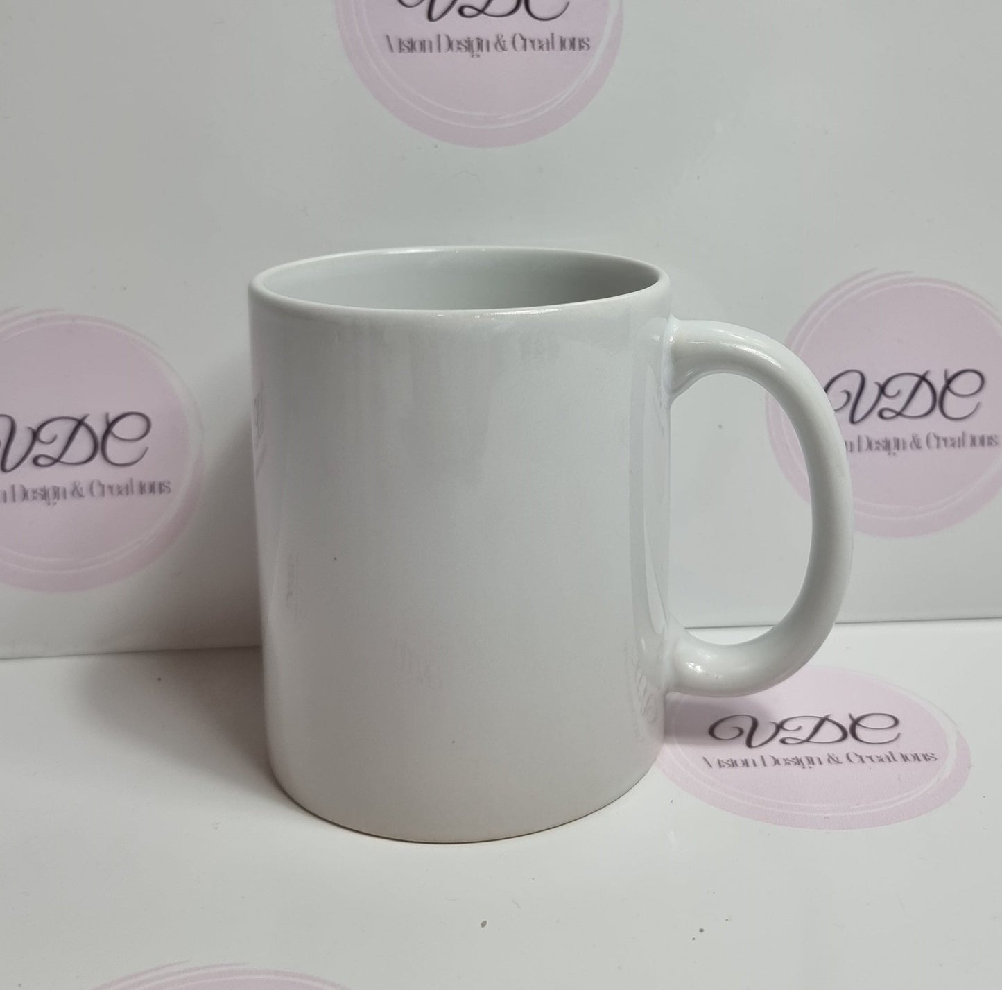 White Mug - 325mL (11oz) - Vision Design & Creations